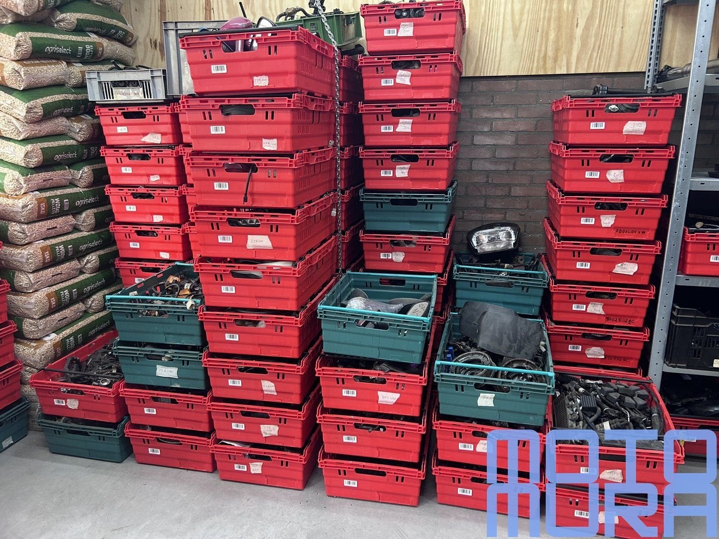 Grote partij Kawasaki onderdelen GPZ GPX ZZR 600 750 500 250, Motoren, Ophalen, Gebruikt, -, -