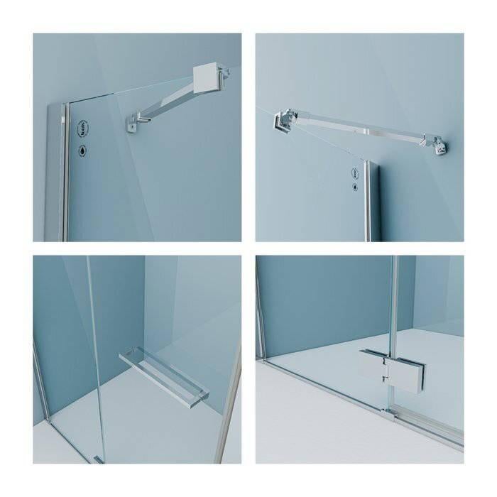 Douchewand 160cm met deur nieuw in verpakking, Ophalen