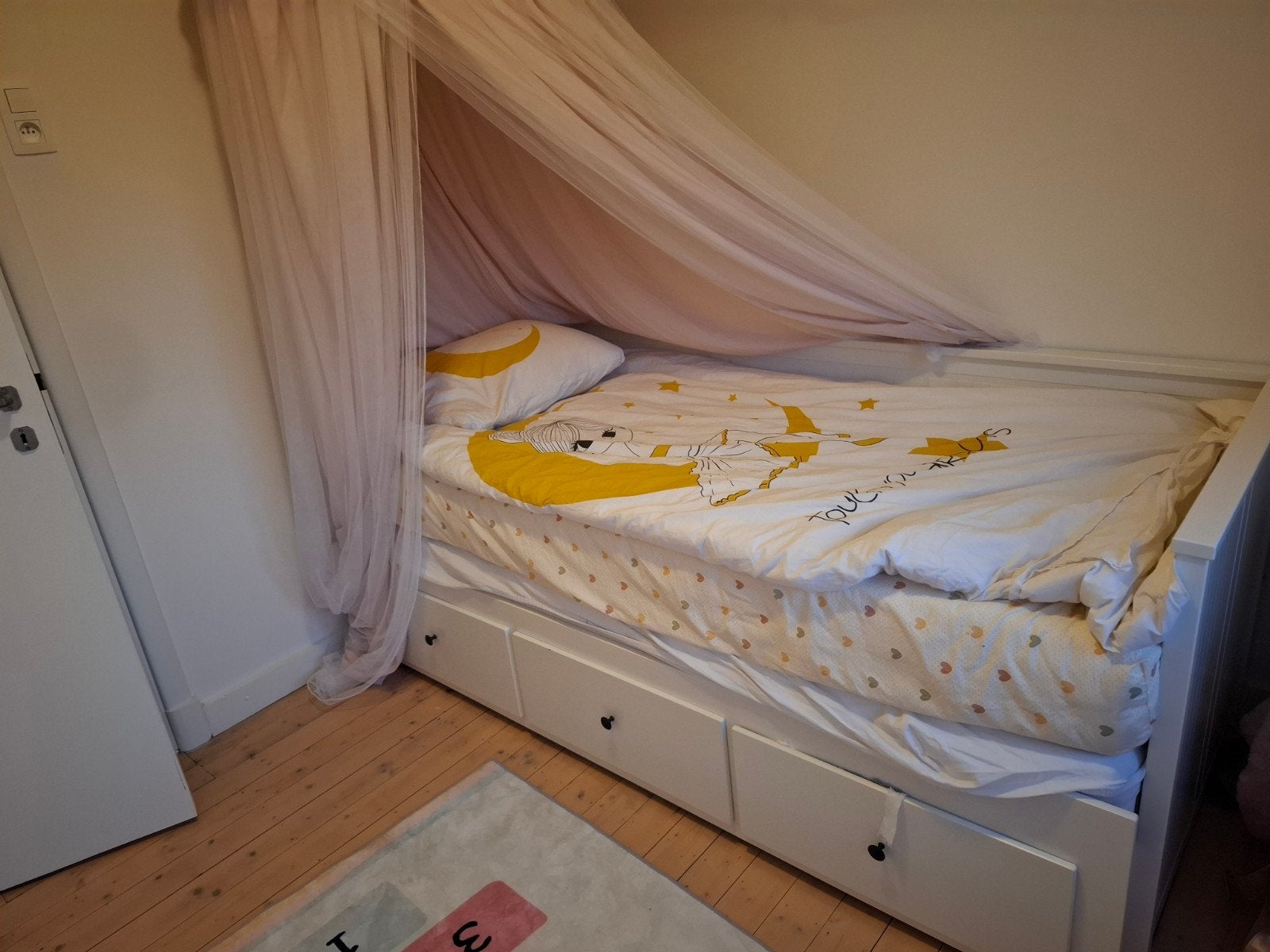 wit ikea bed - 80cm of 160cm, Enfants & Bébés, 85 à 100 cm, Sommier à lattes, Enlèvement, 180 cm ou plus
