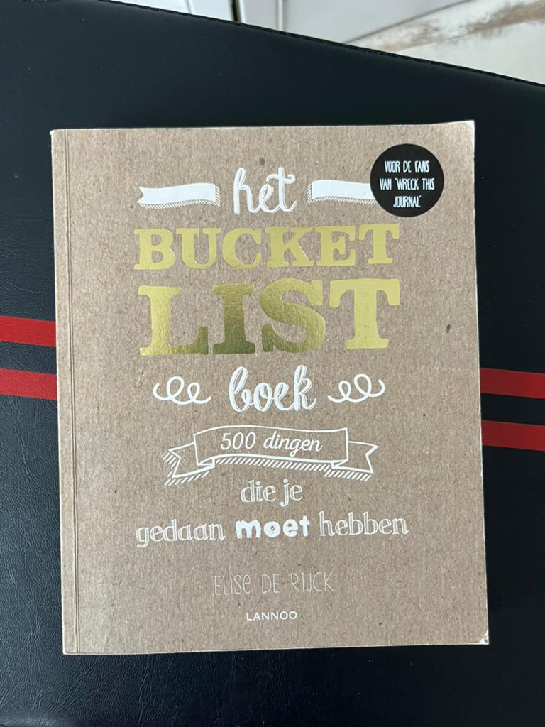 Het Bucketlist Boek, Livres, Mode, Enlèvement, Comme neuf