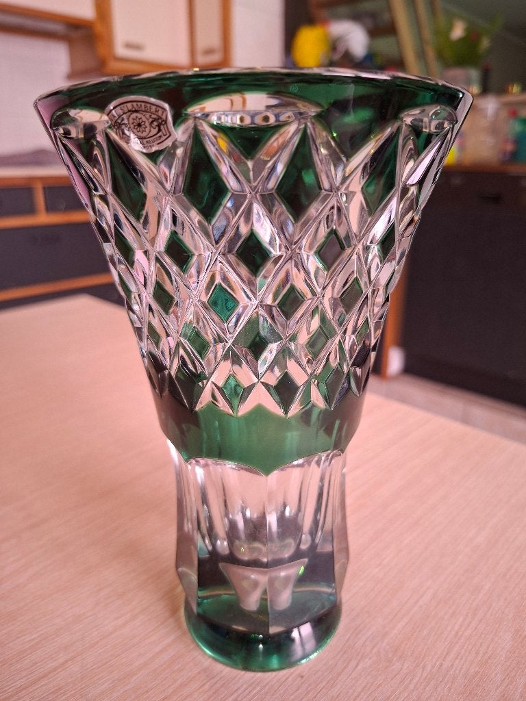 Val Saint Lambert vaas, Antiek en Kunst, Antiek | Glaswerk en Kristal, Ophalen