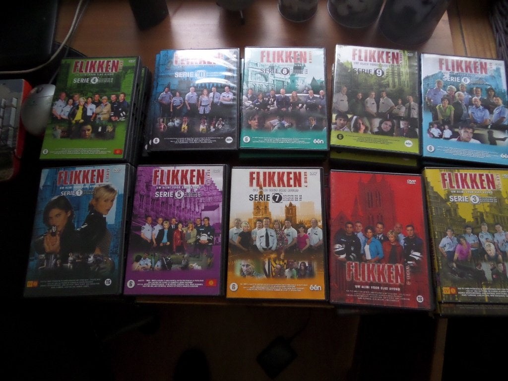 flikken 1 t/m. 10 compleet, Cd's en Dvd's, Gebruikt, Complete serie, Drama, Vanaf 9 jaar