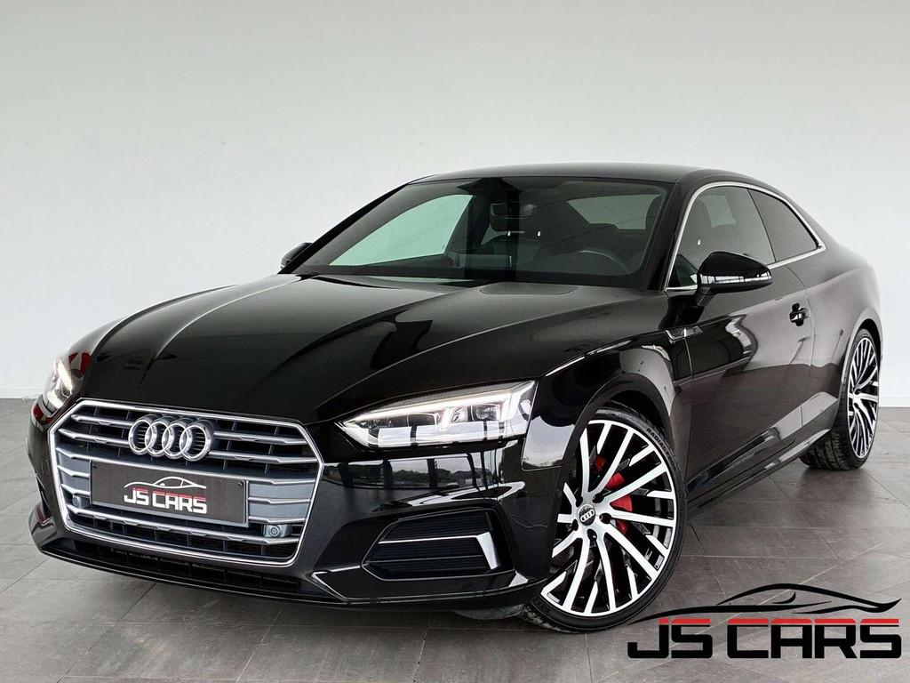 Audi A5 Coupé 2.0TDi SPORT-COCKPIT-GPS-CAMERA-JANTES20-PDC, Auto's, Audi, 4 zetels, Gebruikt, 4 cilinders, Zwart