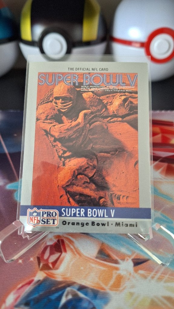 NFL PRO Set Super Bowl V kaart!, Verzamelen, Sportartikelen en Voetbal, Ophalen of Verzenden, Zo goed als nieuw, Spelerskaart
