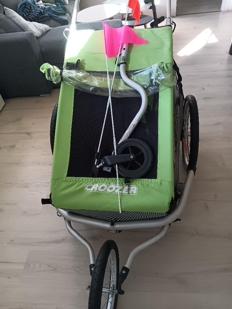 Kindertrailer Croozer 2 kids, Ophalen, Gebruikt, 20 tot 40 kg, Kinderkar