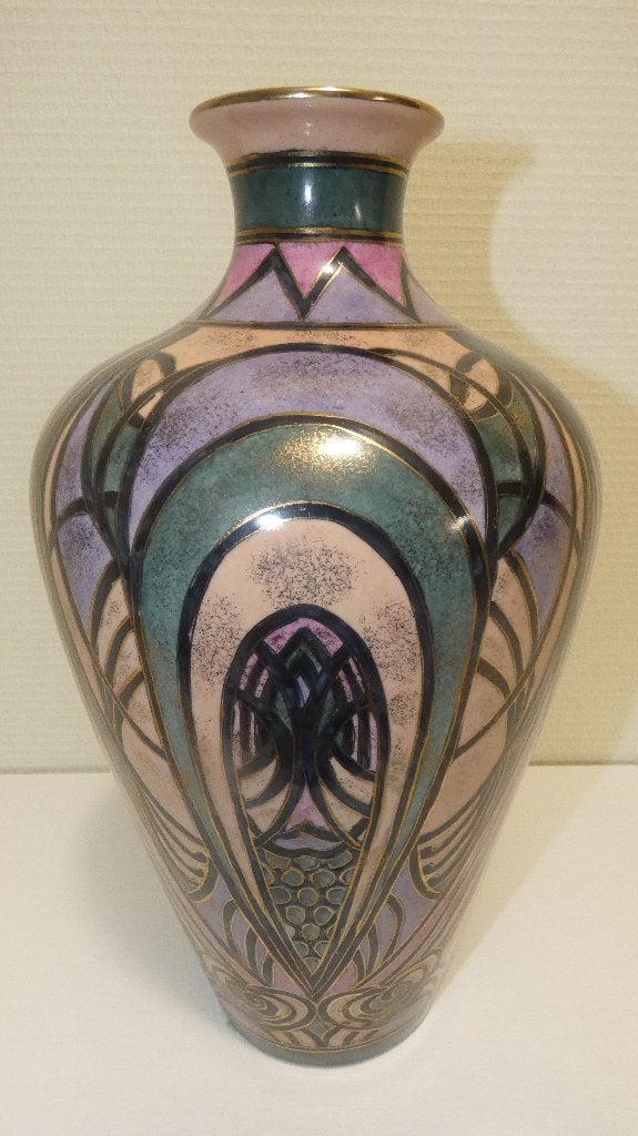 Art Deco-Art Nouveau stijl Vaas - Uniek Design [2085], Antiek en Kunst, Antiek | Vazen, Ophalen of Verzenden