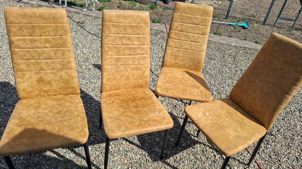 Eettafel stoelen, Ophalen, Zo goed als nieuw, Bruin, Vier