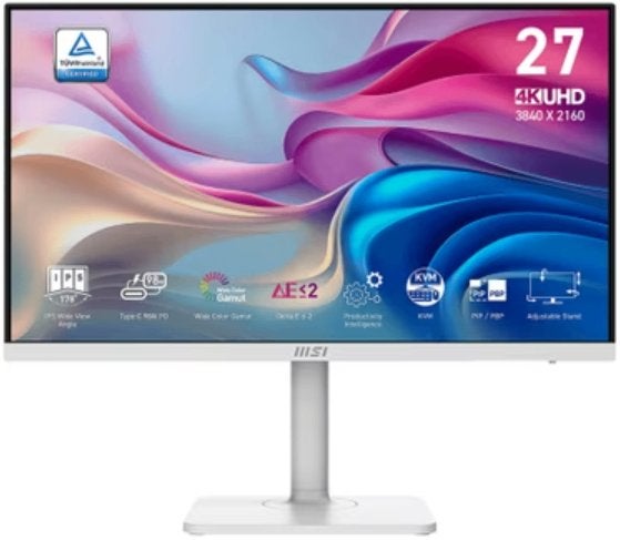 MSI Modern MD272UPHW wit 27 inch 4k IPS monitor, Informatique & Logiciels, Moniteurs, Neuf, 3 à 5 ms, Msi, IPS