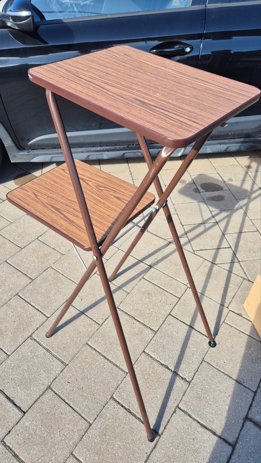 Vintage diaprojectortafel, Audio, Tv en Foto, Ophalen