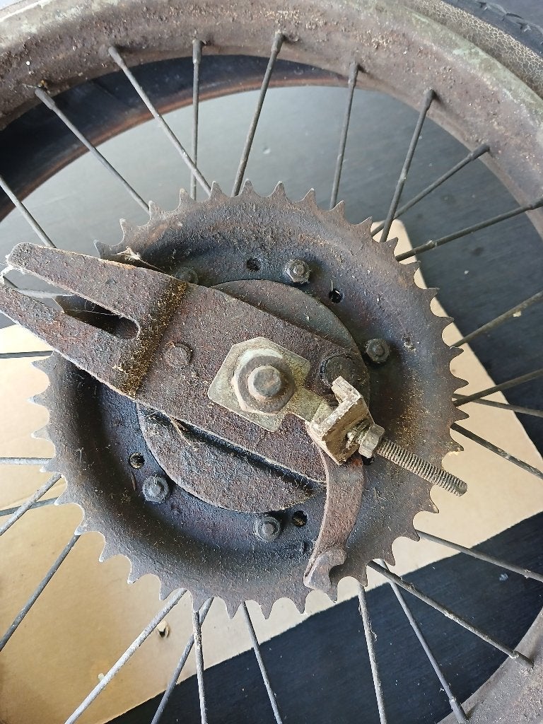 OLTAIMER BROMFIETS ACHTERWIEL 1960, Ophalen, Gebruikt, Overige typen, Overige merken
