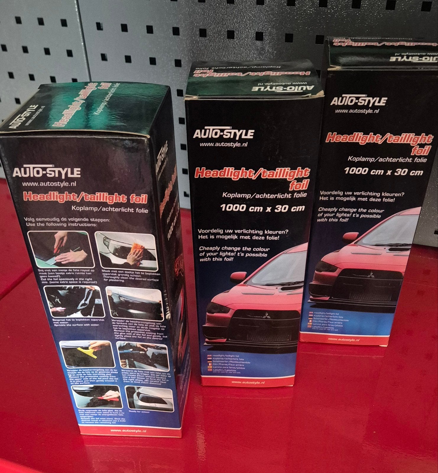 3x Auto-Style koplamp/achterlicht folie – NIEUW – 10m x 30cm, Ophalen of Verzenden, Nieuw