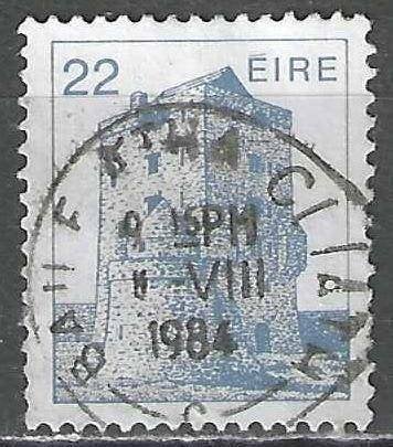 Irlande 1982 - Yvert 487 - Château d'Aughnanure - 22 p. (ST), Envoi, Affranchi