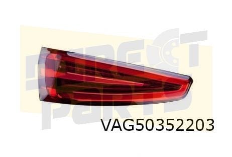 Audi Q3 (6/11-12/14) Achterlicht Rechts (LED) OES! 8U0945094, Neuf, -, -, Audi
