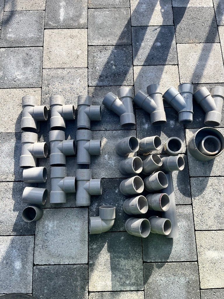 Pvc hulpstukken diameter 40, Bricolage & Construction, Enlèvement, Neuf, Autres types
