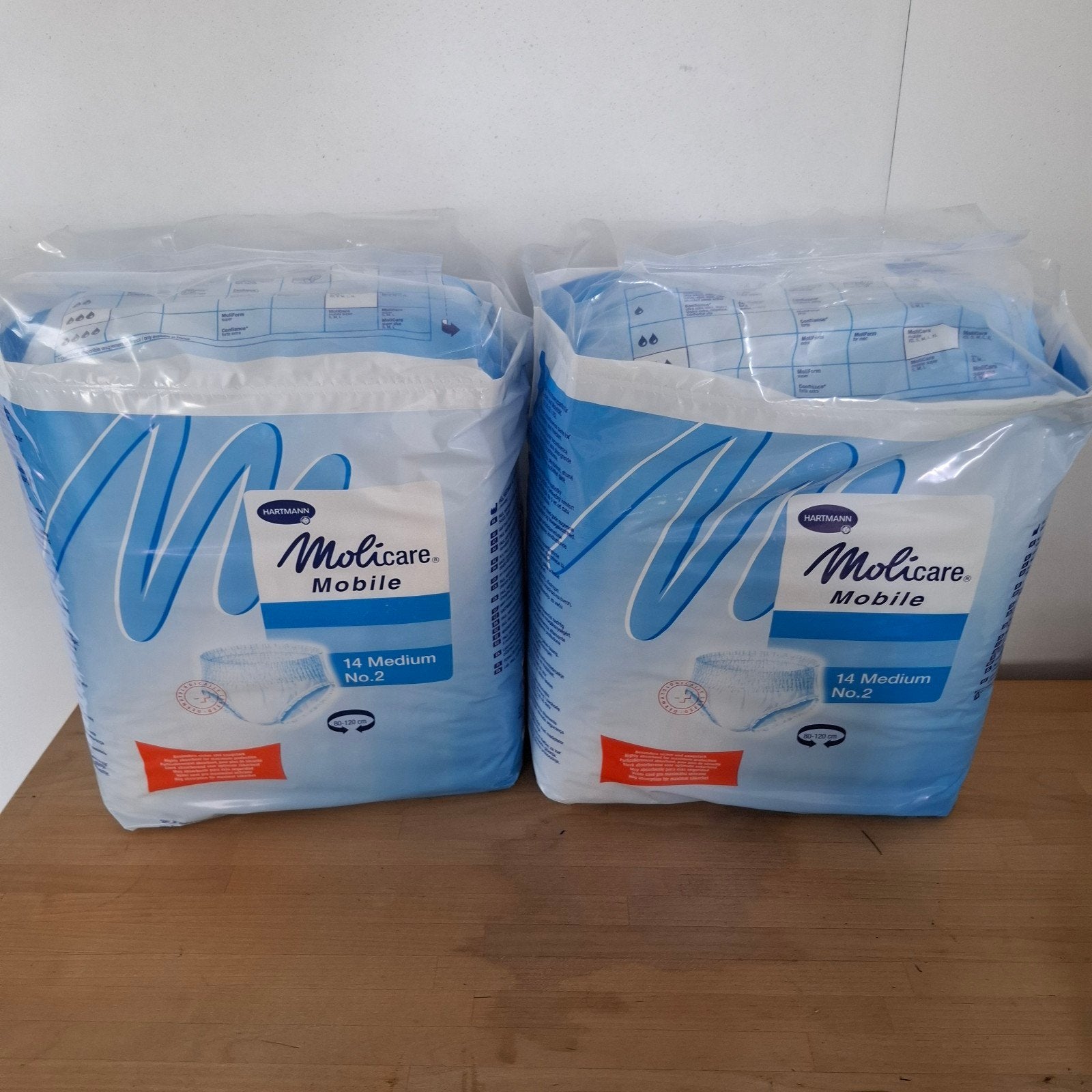1,2,3... ou 6 paquets de lange culottes Molicare taille M, Enlèvement