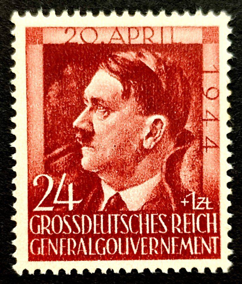 Gen.Gouv.: 55ste verjaardag A.Hitler 1944, Ophalen of Verzenden, Overige periodes