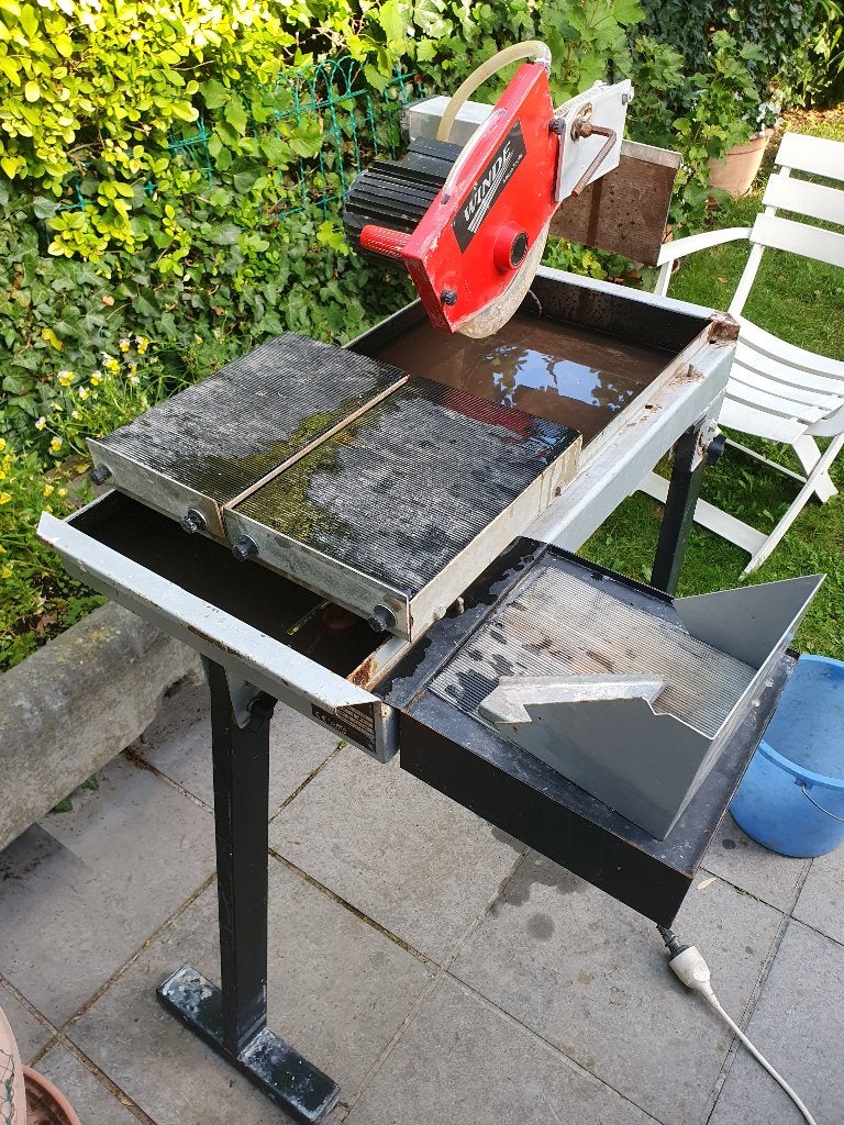 coupe carrelage électrique sur pied, Bricolage & Construction, Outillage | Outillage à main, Enlèvement, Utilisé, Outil de coupe