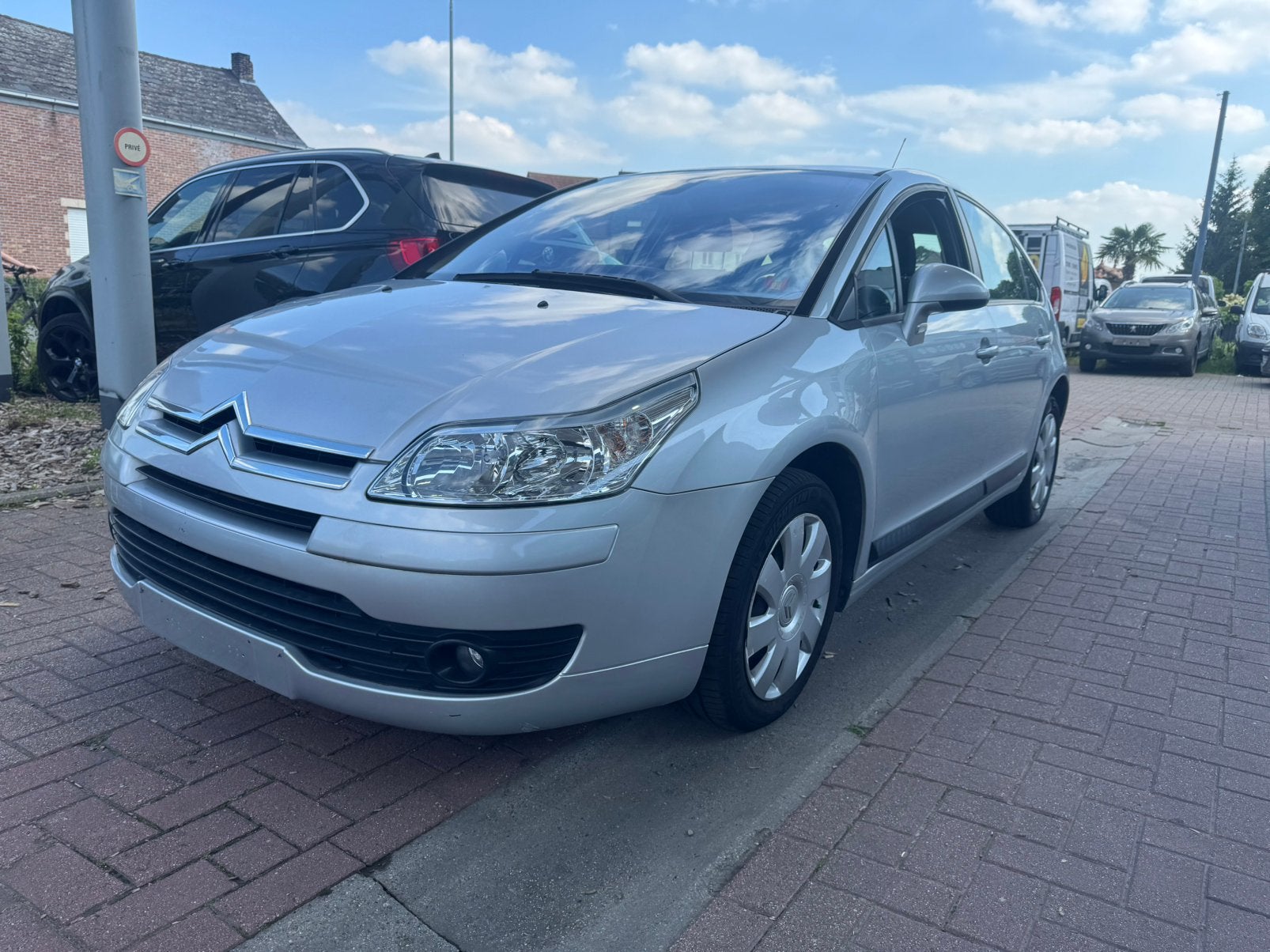 Citroën C4 - ESSENCE - AIRCO - AUTOMATIQUE - 60.000km - 2006, Autos, Argent ou Gris, Achat, Entreprise, 180 g/km