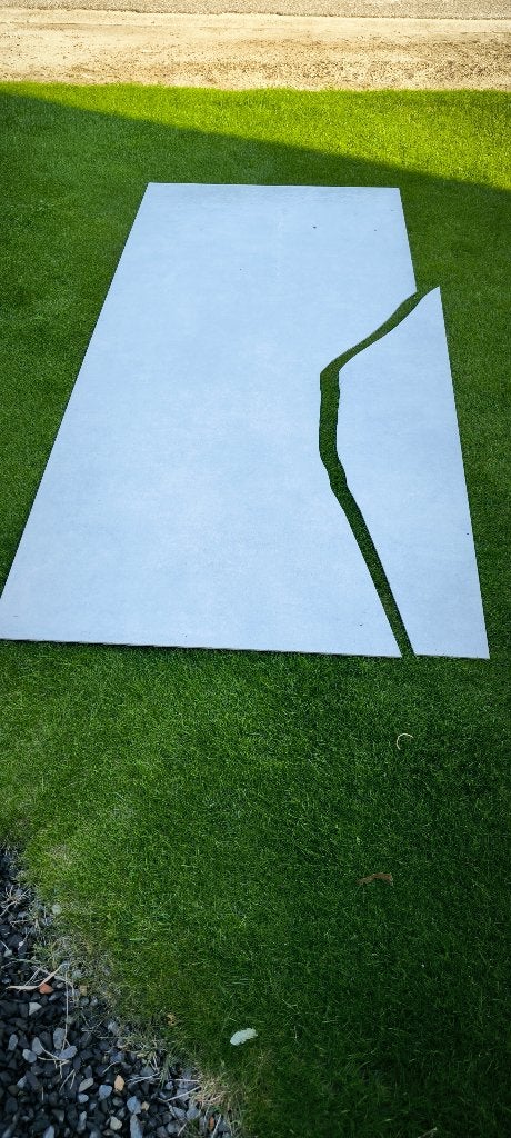 GRATIS - kapotte mega tegels 1200 X 2780 X 6 mm, Enlèvement, Céramique, 10 m²² ou plus, Autres types