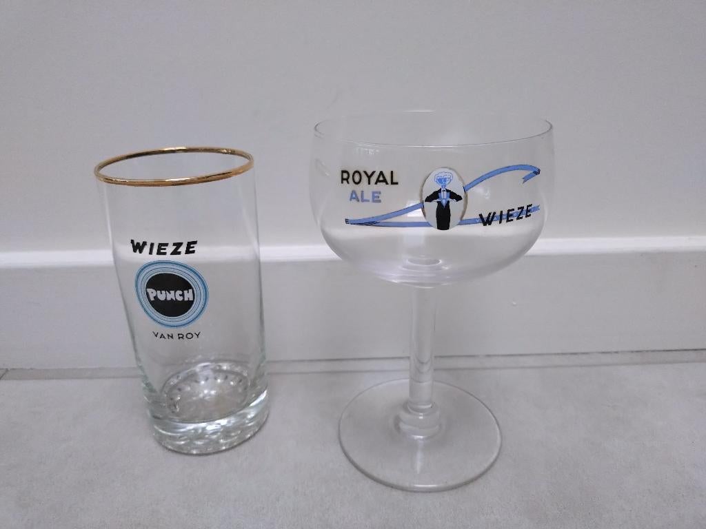 2 sets glazen uit wieze, Ophalen, Nieuw, Glas of Glazen, Overige merken