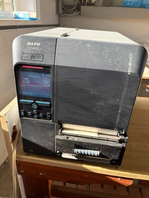 etiketprinter, labelprinter SATO, Ophalen, Gebruikt, Tape-label, Sato