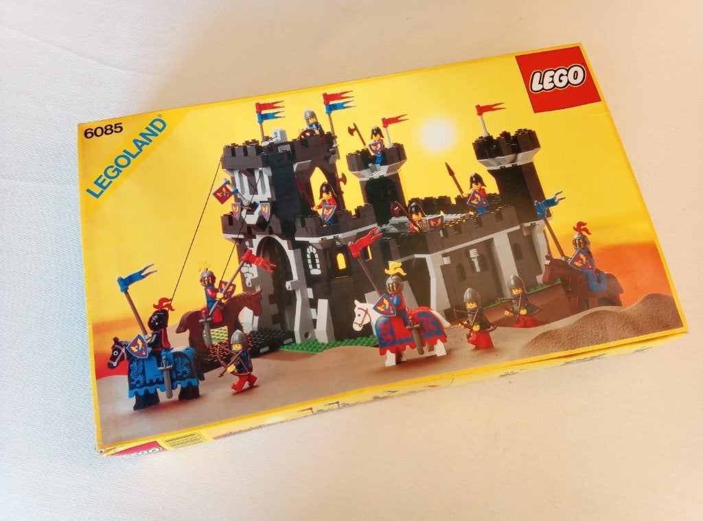 LEGO Castle 6085 Black Monarch's Castle met DOOS in TOPSTAAT, Kinderen en Baby's, Lego, Ophalen of Verzenden, Zo goed als nieuw