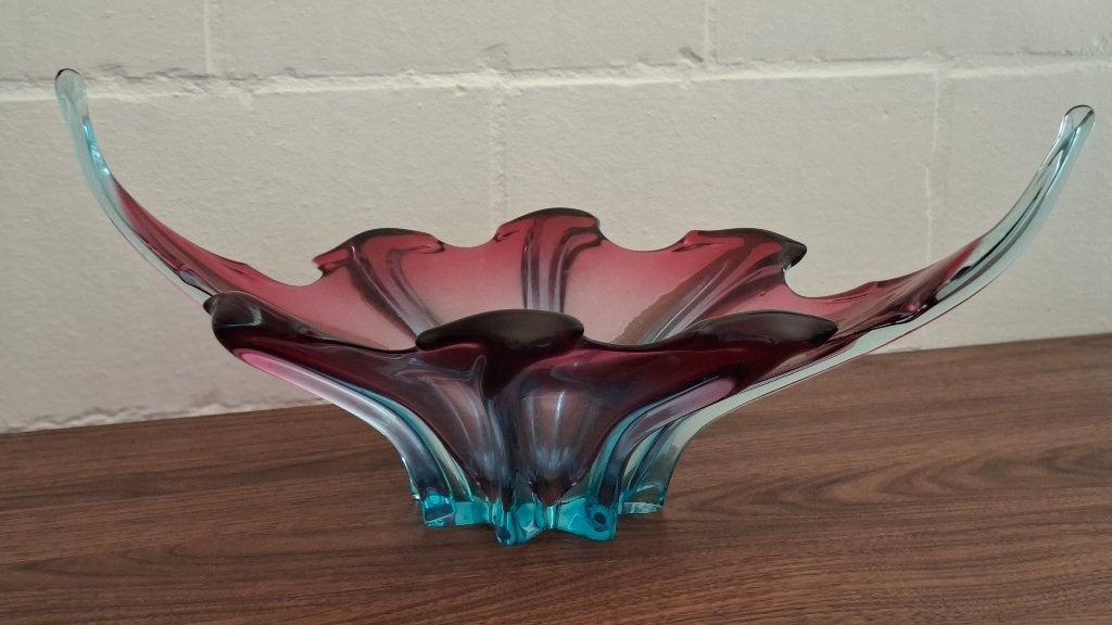 Vintage fruitschaal, Ophalen, Overige merken, Vintage, Glas