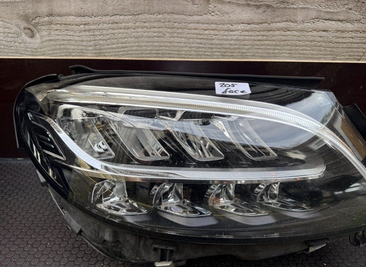 Koplampen w205 facelift led high performance, Auto-onderdelen, Verlichting, Mercedes-Benz, Gebruikt, Herkomst onderdeel bekend
