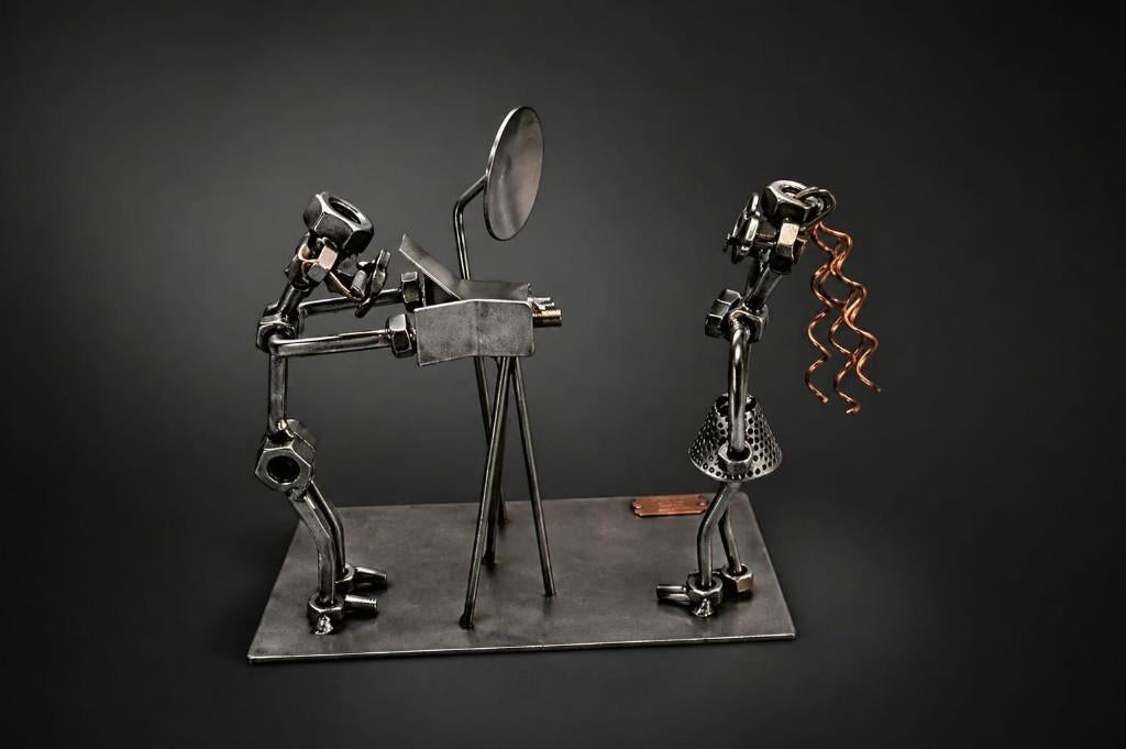 Metalen figuren van Hinz & Kunst, Verzamelen, Ophalen of Verzenden, Gebruikt, Mens