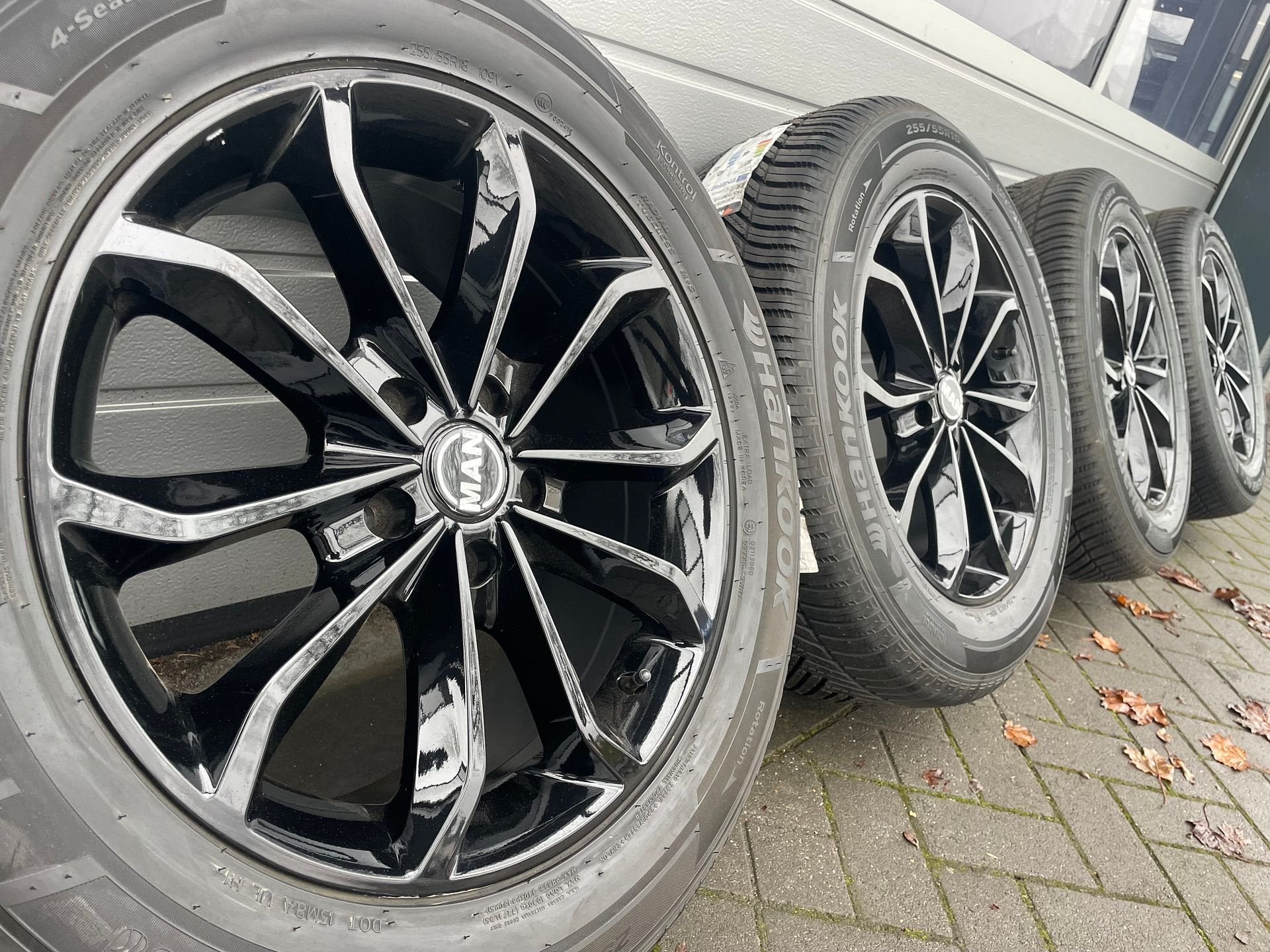 18 inch zwart Volkswagen VW Crafter MAN TGE velgen allseason, Auto-onderdelen, Banden en Velgen, 18 inch, Bestelwagen, 255 mm