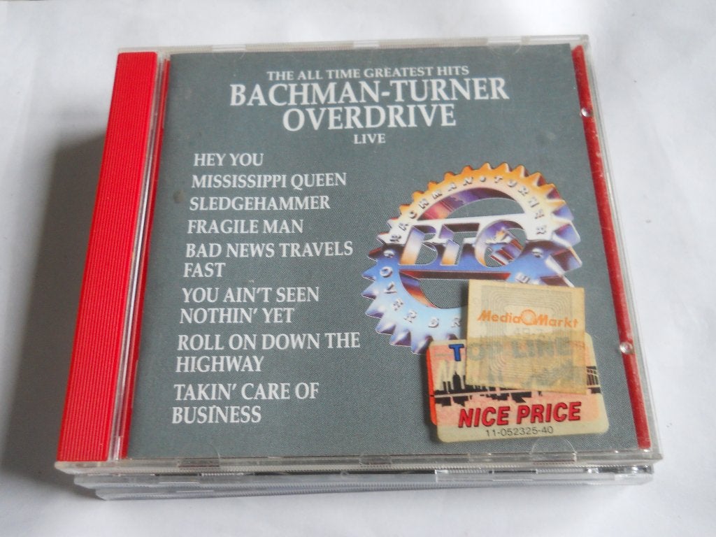 CD - BACHMAN- TURNER OVERDRIVE - GREATEST HITS, Pop, Ophalen of Verzenden, Zo goed als nieuw, Verzamelalbum