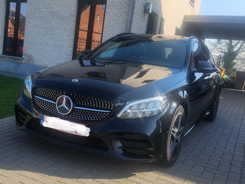 Mercedes c200d, Auto's, Automaat, Achterwielaandrijving, Zwart, Zwart