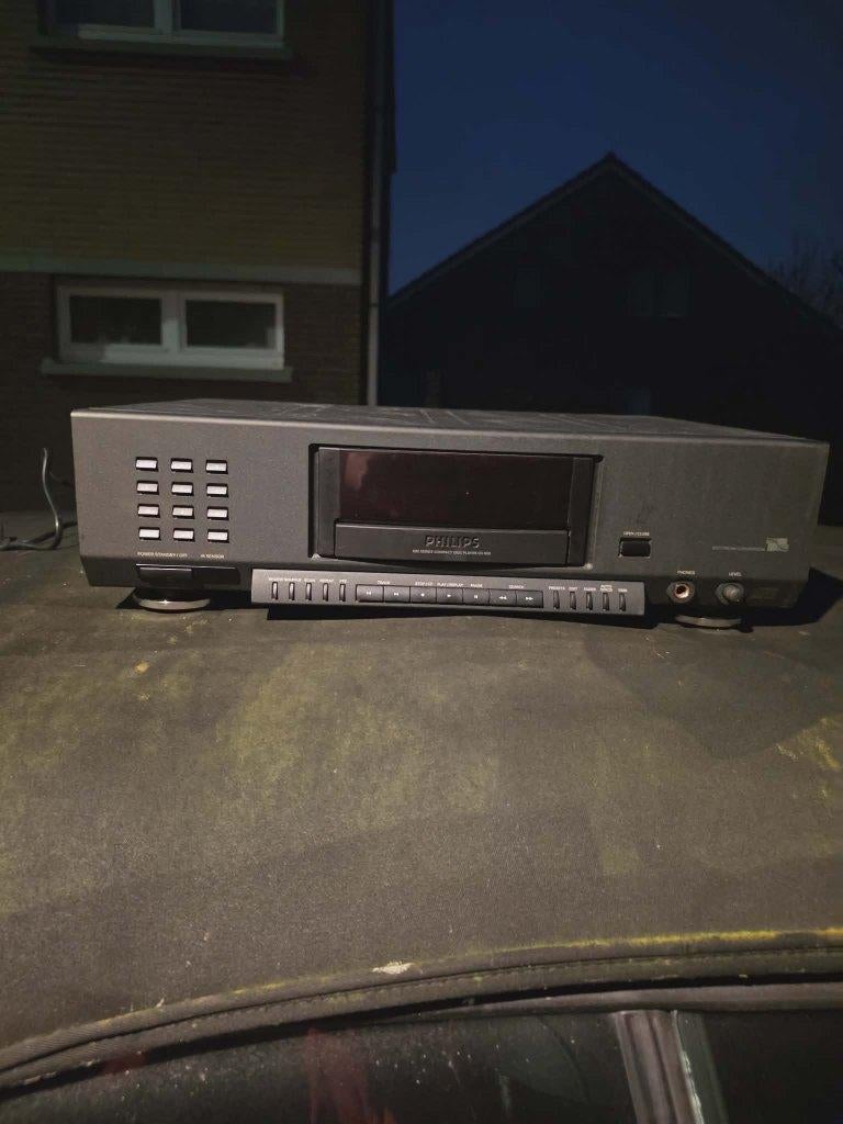 Philips CD 930 - CD-speler - Vintage gevulde laderiem, Ophalen of Verzenden, Gebruikt, Philips