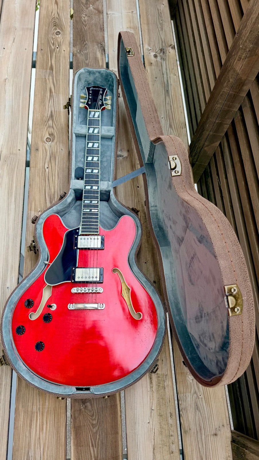 Eastman T59/TV Gaucher linkshandig, Musique & Instruments, Instruments à corde | Guitares | Électriques, Enlèvement ou Envoi, Comme neuf