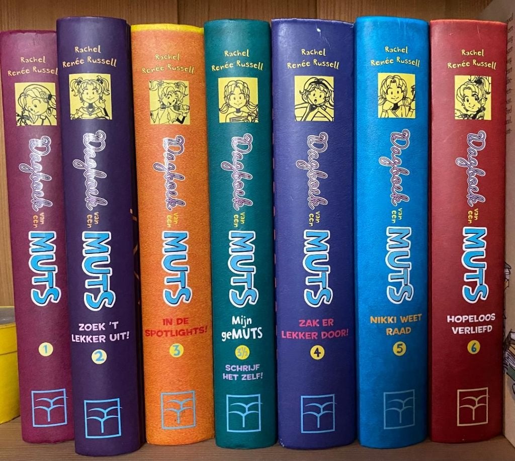 Boekenreeks 'Dagboek van een Muts' (7 boeken), Boeken, Ophalen, België, Rachel Renée Russell, Zo goed als nieuw