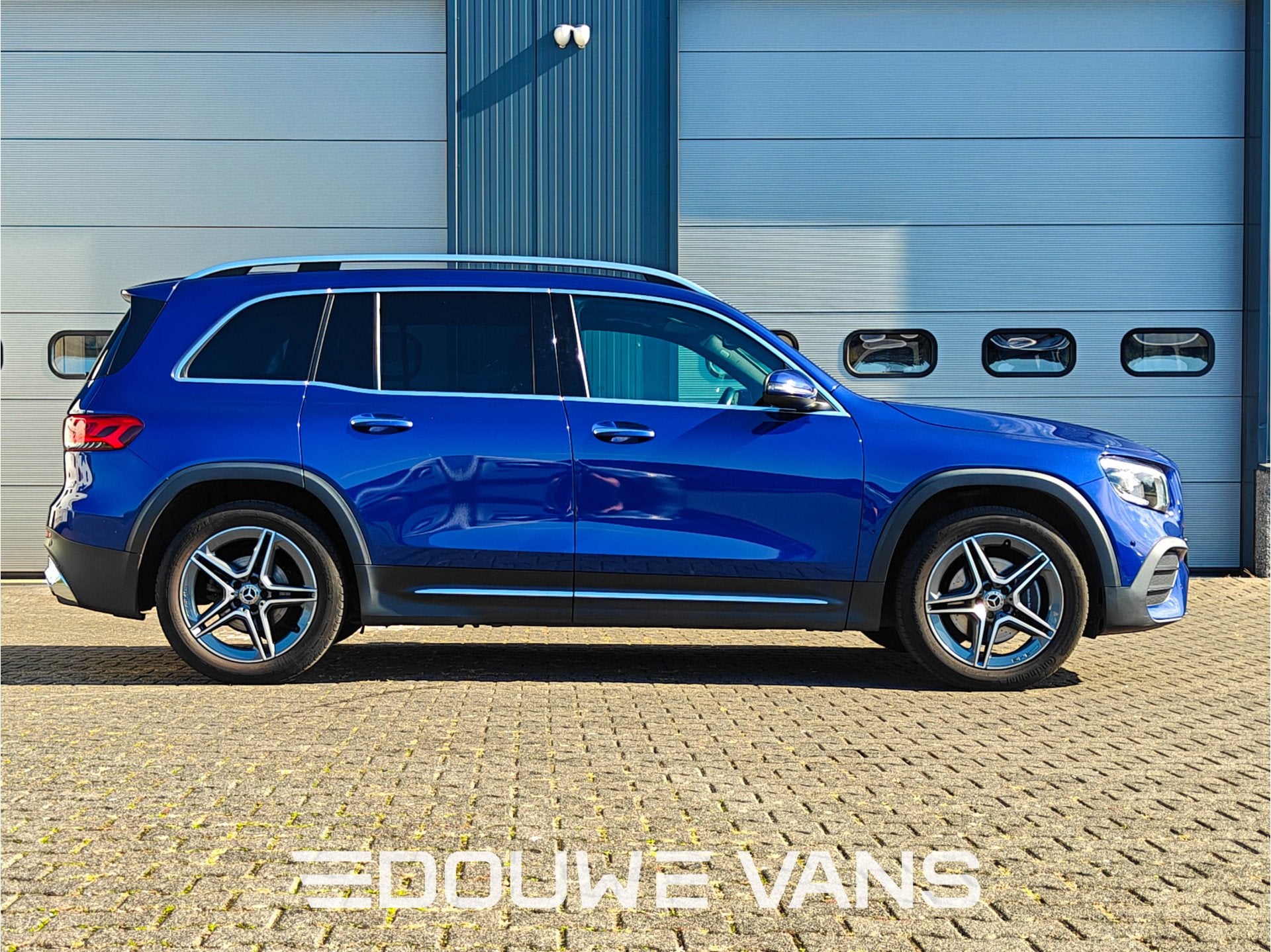 Mercedes-Benz GLB 200 Automaat Panorama AMG-Line Trekhaak Am, Auto's, 4 cilinders, Blauw, Leder en Stof, 120 kW