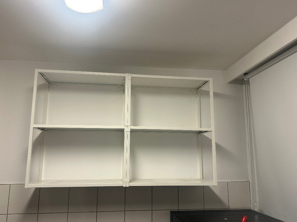 Wandkast/rek, Huis en Inrichting, Ophalen, Gebruikt, Wit, Wandbord of Wandpaneel