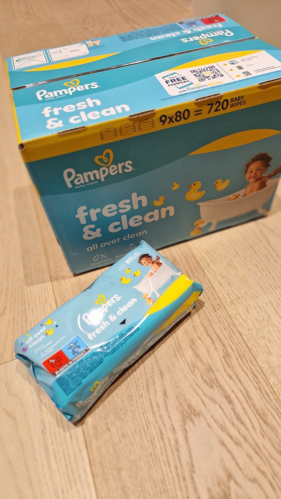 Natte doekjes - Pampers Fresh & Clean, Enfants & Bébés, Enfants & Bébés Autre, Enlèvement, Neuf