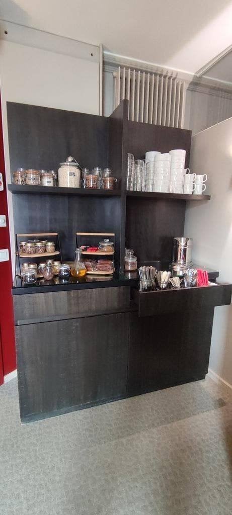 Buffetkast op maat met 2 schuiven en 2 kasten - 140 cm, Moins de 150 cm, Utilisé, Avec tiroir(s), 50 à 75 cm