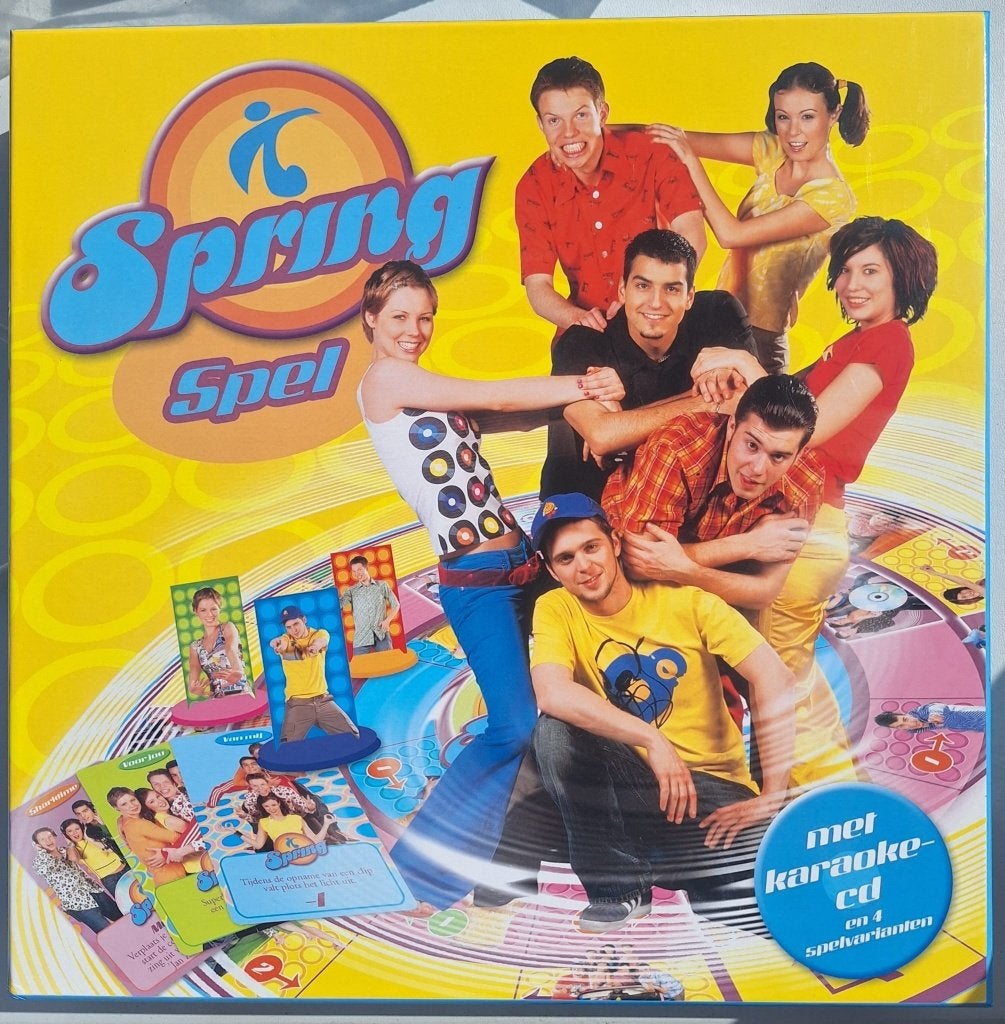 Spring: gezelschapsspel met karaoke cd, Trois ou quatre joueurs, Enlèvement, Comme neuf, Studio 100