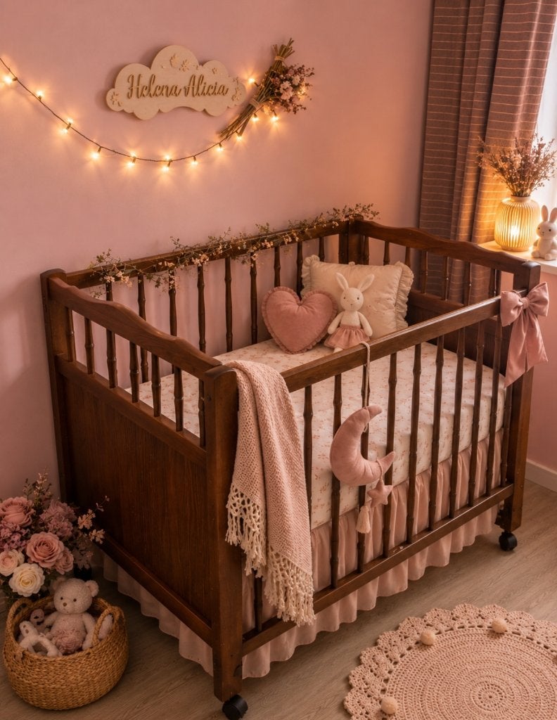 Vintage baby bedje, Kinderen en Baby's, Kinderkamer | Bedden, Ophalen, Gebruikt