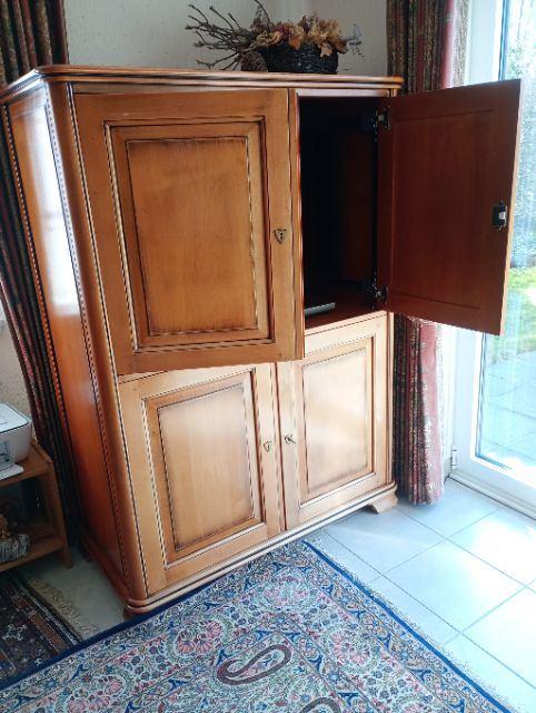 Meuble TV/meuble de rangement Cherry, Klassiek, Cerisier, 100 à 150 cm, Enlèvement