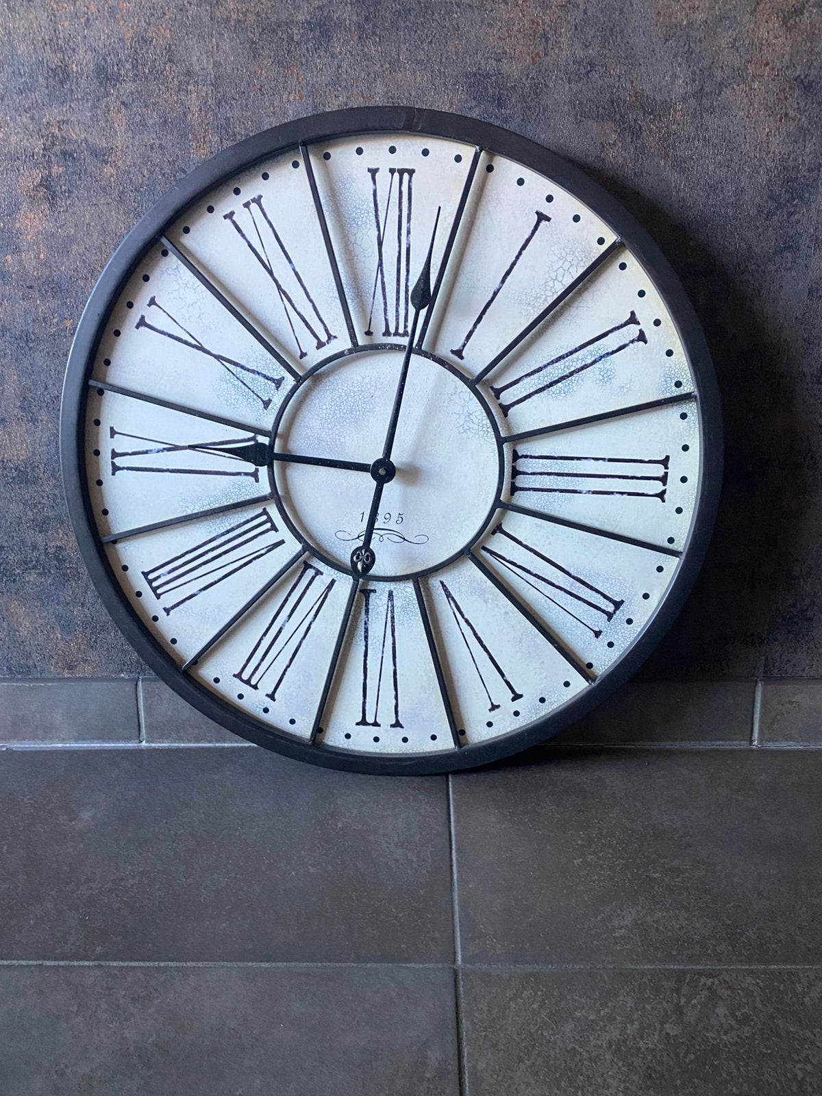 Wandklok landelijk, Huis en Inrichting, Ophalen, Wandklok, Bruin, Landelijk
