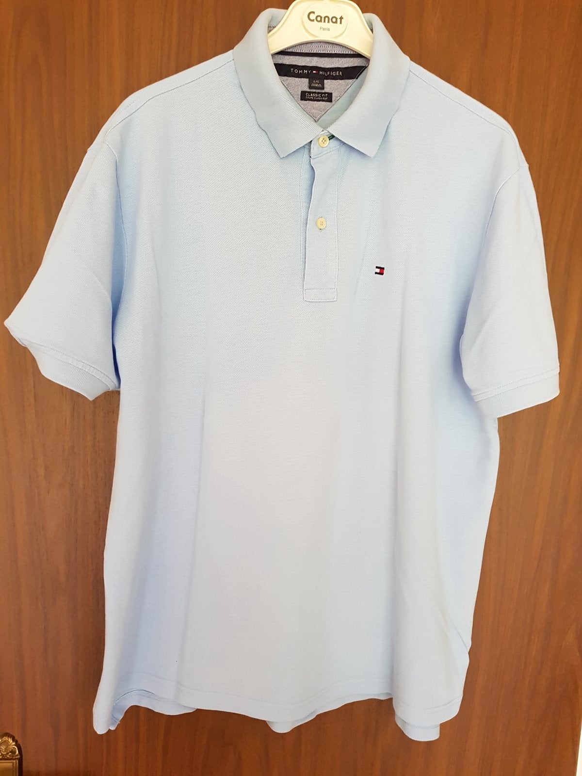 Polo, Tommy Hilfinger, licht blauw, 3XL, goede staat, Kleding | Heren, Polo's, Ophalen, Zo goed als nieuw, Blauw
