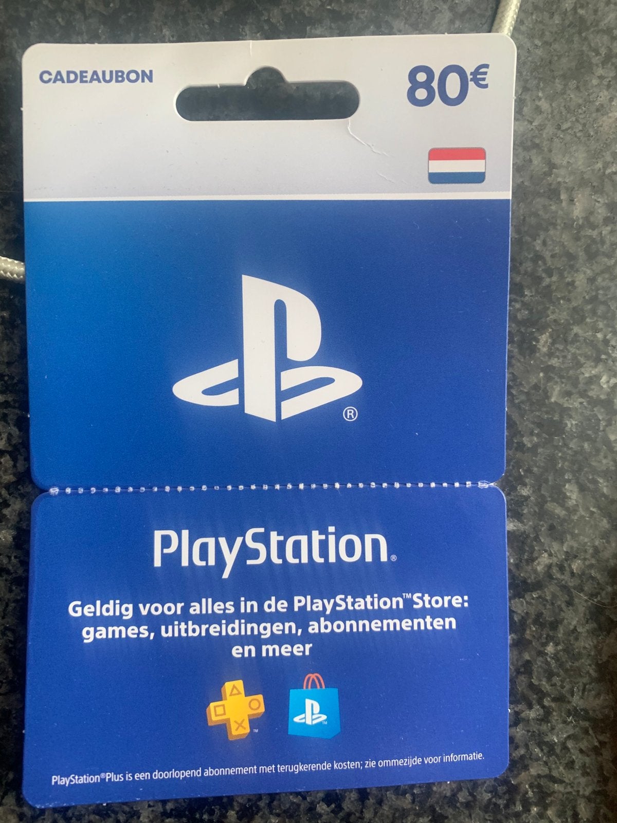 PlayStation gift card, Computers en Software, Ophalen, Zo goed als nieuw
