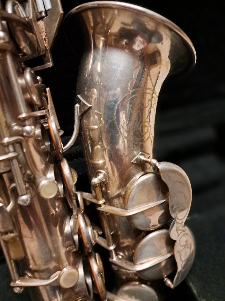 Pierret Super Artiste alt sax, Musique & Instruments, Enlèvement, Utilisé, Alto, Avec valise