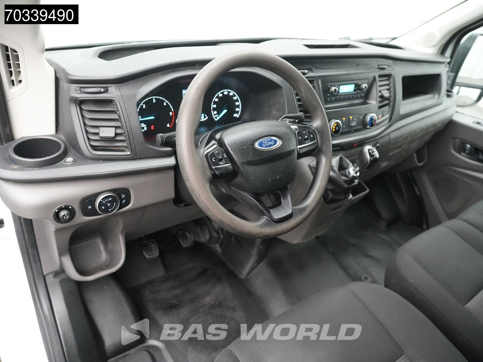 Ford Transit 170pk Open Laadbak Dubbellucht Airco Trekhaak V, 2700 kg, Stof, Euro 6, 4 cilinders