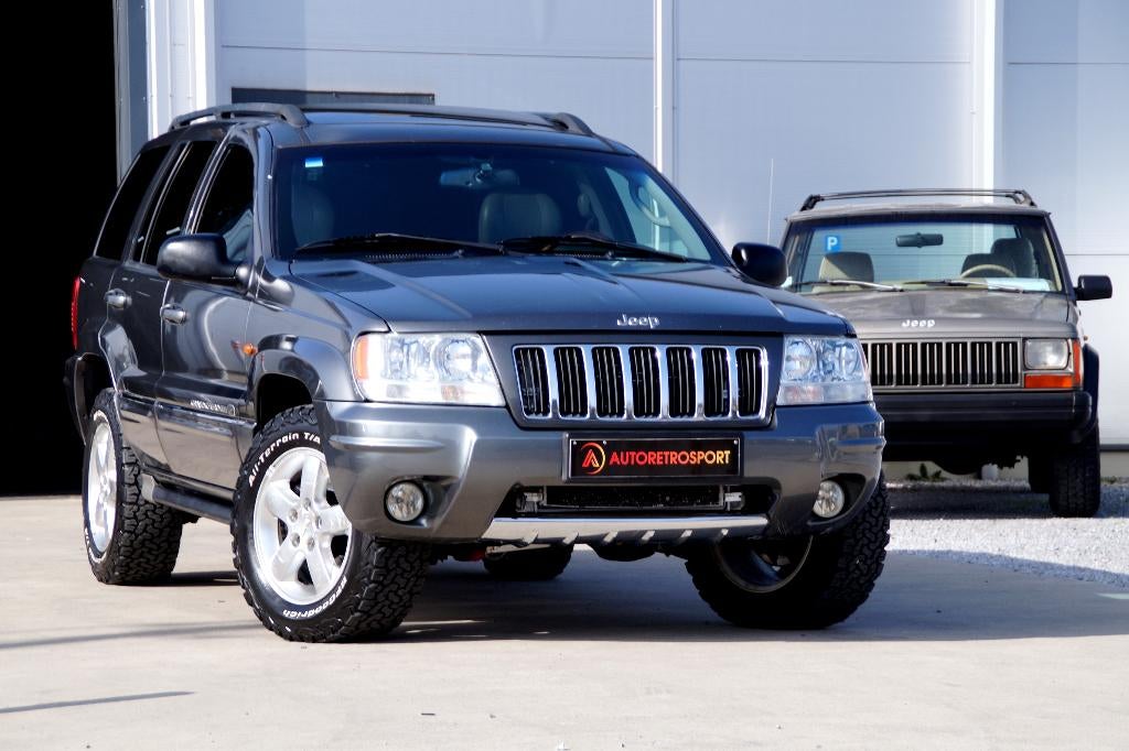 Jeep Grand Cherokee 4.7i V8 4x4 LPG _Utilitaire _Garantie, Autos, Cuir, Argent ou Gris, Achat, Entreprise