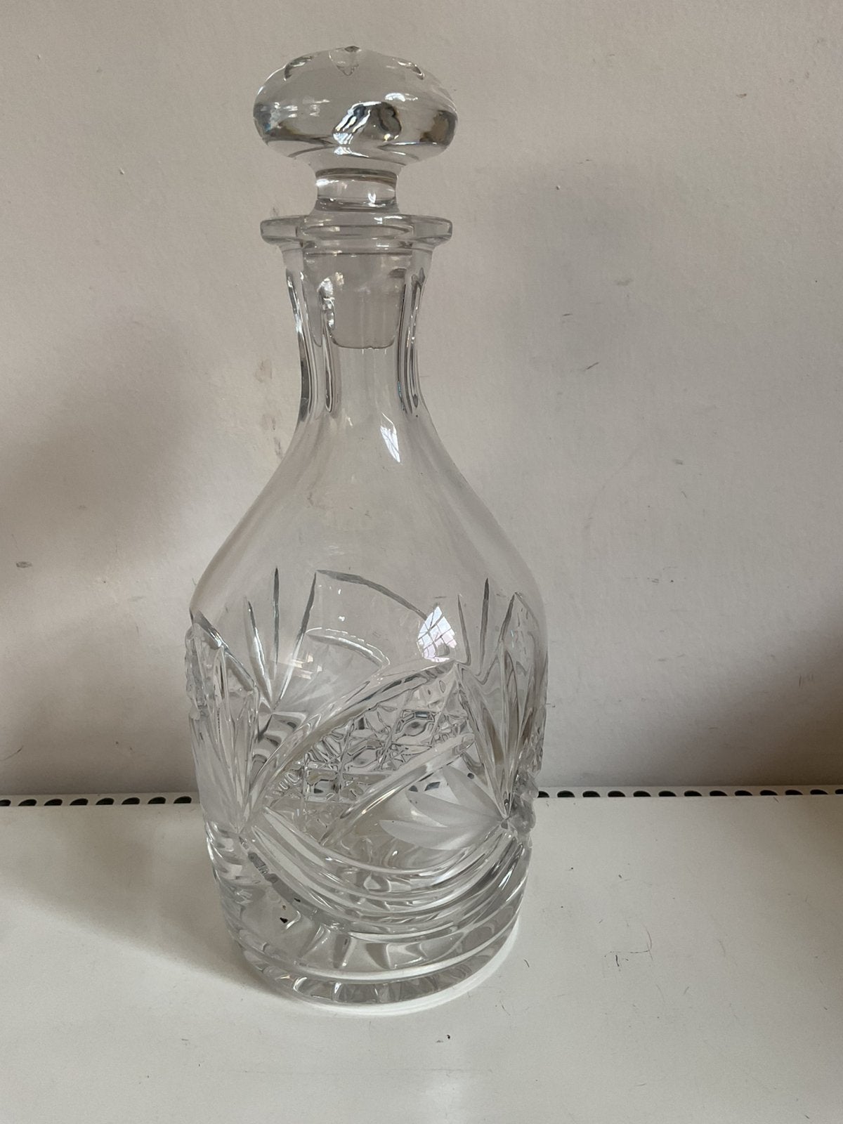 Carafe en verre à facettes, Enlèvement ou Envoi