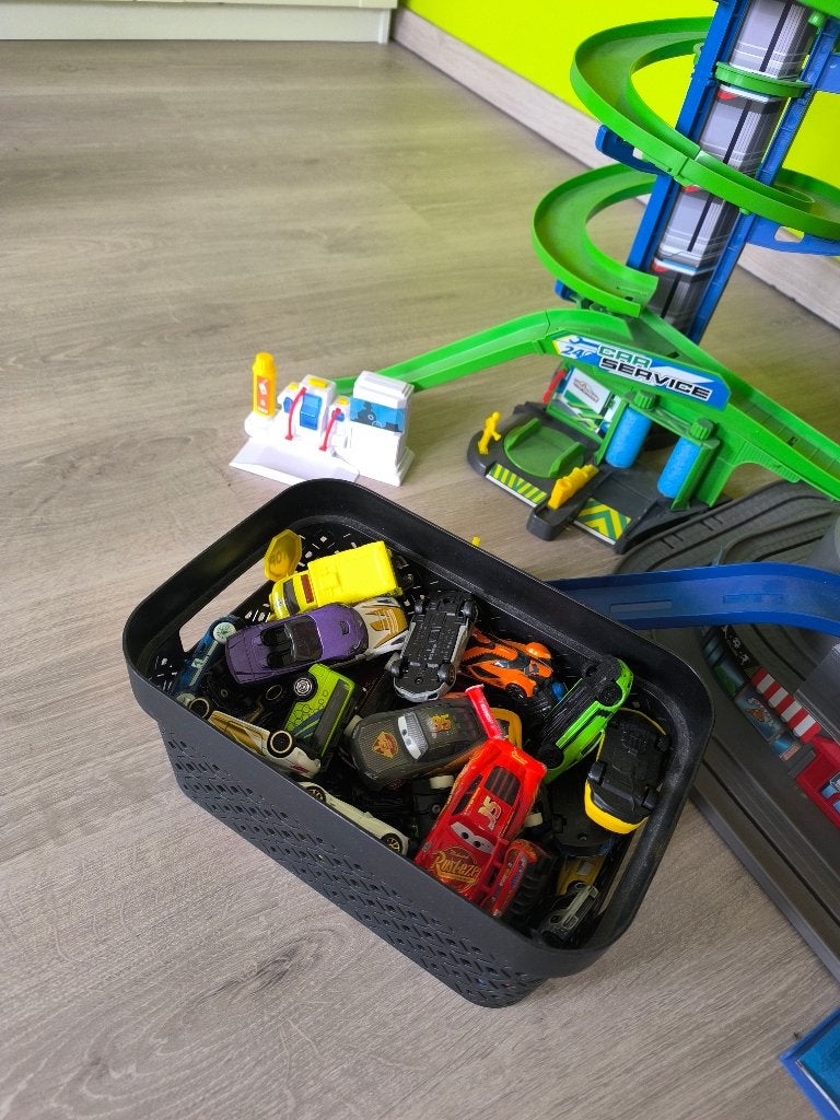 Majorette super city garage, Ophalen, Zo goed als nieuw, Racebaan